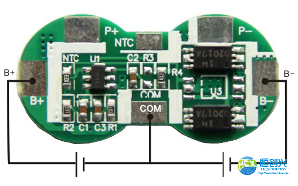 鋰電池保護(hù)板的接線簡化教程(圖1) 鋰電池保護(hù)板